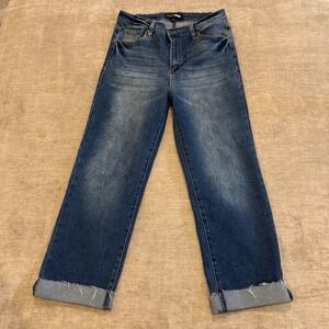 Fashion Nova Medium Wash High Rise Straight Leg  Jeans Style CJ22607RI Size 11